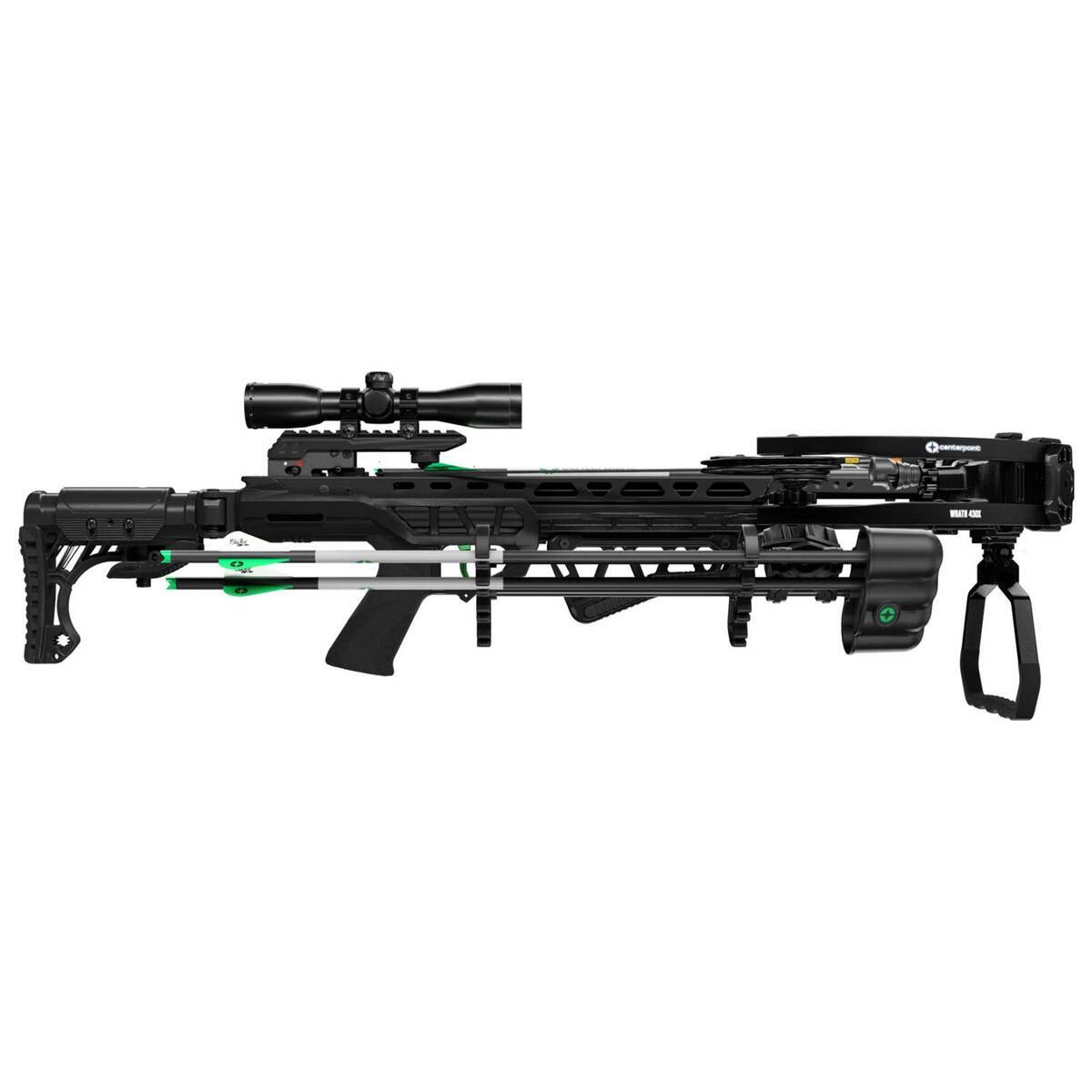 CenterPoint Archery Wrath 430X Black Crossbow - Package - Black CenterPoint Archery Wrath 430X Black Crossbow - Package - Black