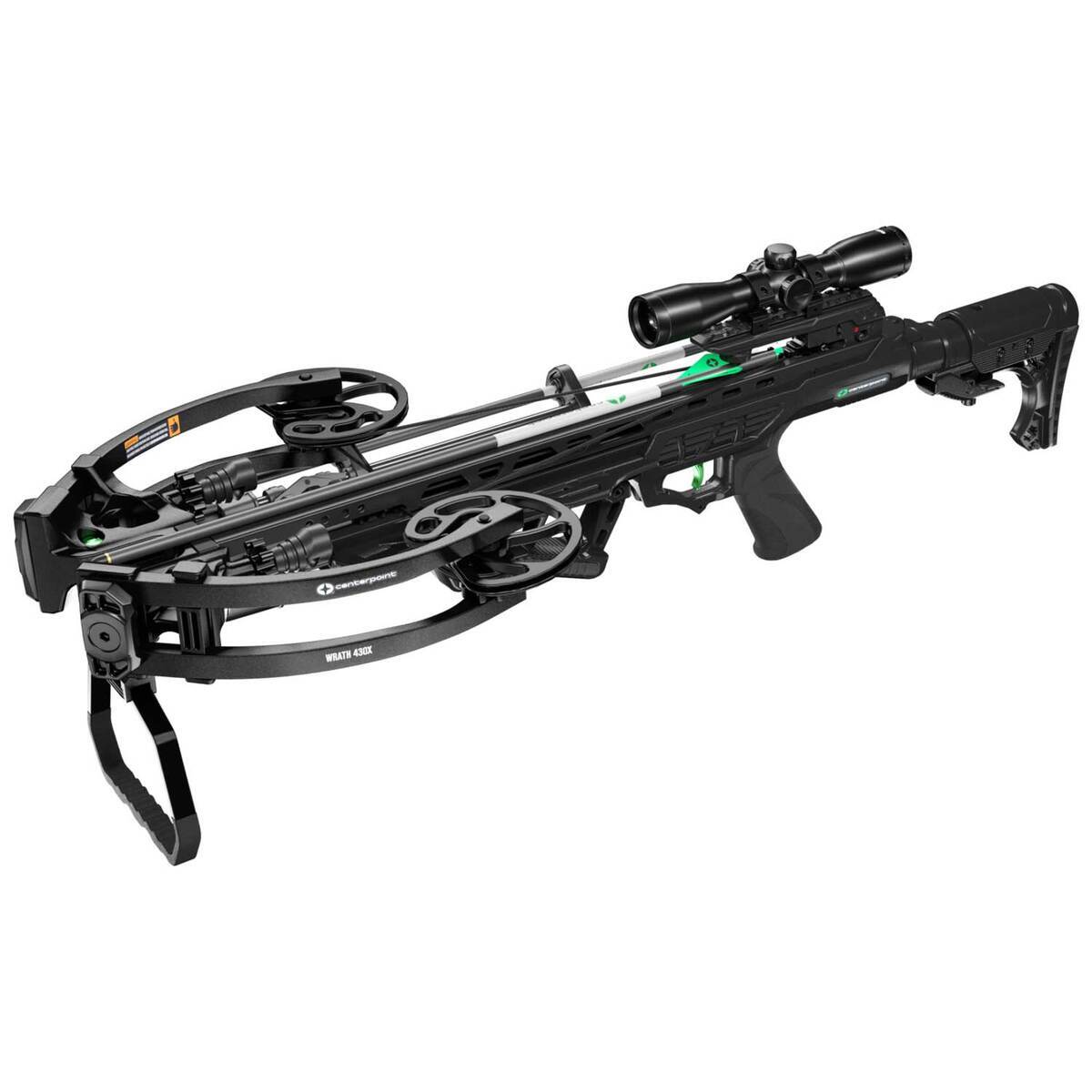 CenterPoint Archery Wrath 430X Black Crossbow - Package - Black CenterPoint Archery Wrath 430X Black Crossbow - Package - Black