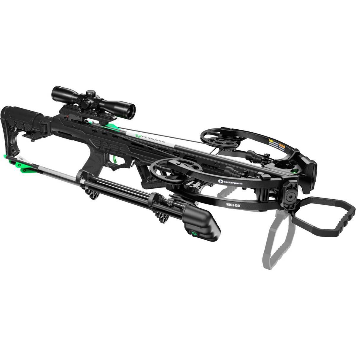 CenterPoint Archery Wrath 430X Black Crossbow - Package - Black CenterPoint Archery Wrath 430X Black Crossbow - Package - Black
