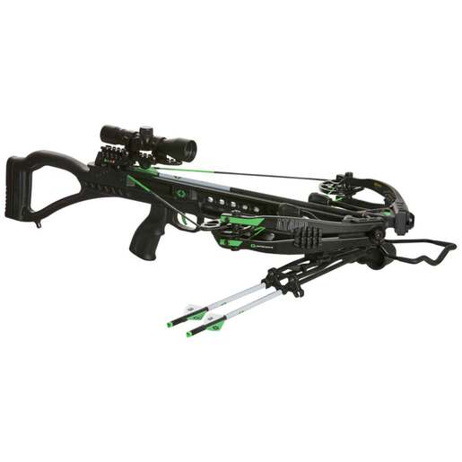 CenterPoint AT400 Black Crossbow – Full Accessory Package – Black