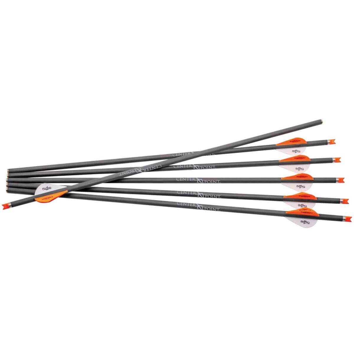 Centerpoint CP400 400 spine Carbon Black Crossbow Bolt - 6 Pack - Black Centerpoint CP400 400 spine Carbon Black Crossbow Bolt - 6 Pack - Black