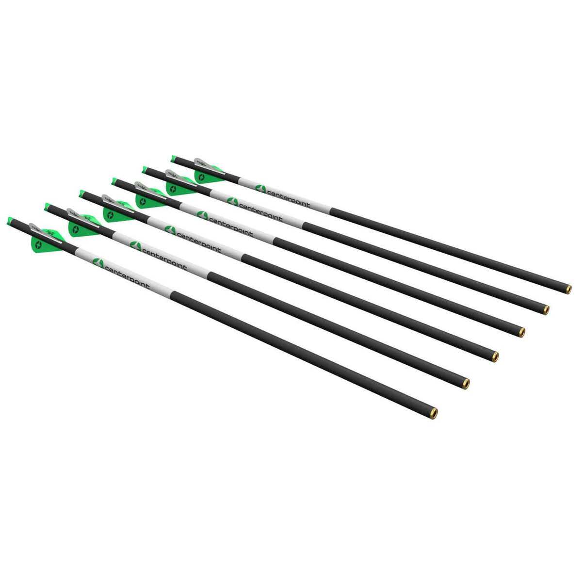 CenterPoint Crossbow Bolts - 6 Pack - Black/Orange CenterPoint Crossbow Bolts - 6 Pack - Black/Orange