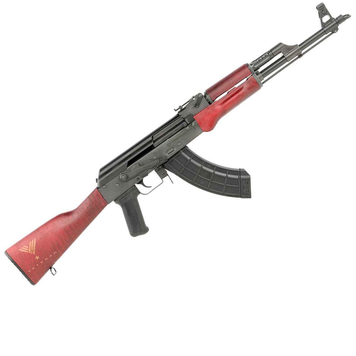 Century Arms BFT47 Veteran Limited Edition 7.62x39mm 16.5in Black Phosphate Semi Automatic Modern Sporting Rifle - 30+1 Rounds - Black / Red Century Arms BFT47 Veteran Limited Edition 7.62x39mm 16.5in Black Phosphate Semi Automatic Modern Sporting Rifle - 30+1 Rounds - Black / Red