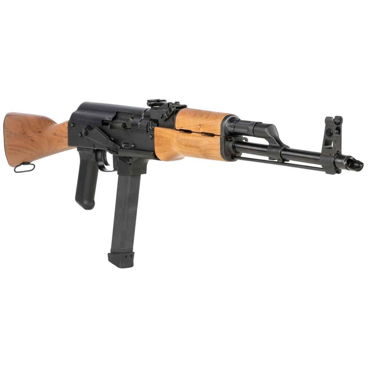 Century Arms WASR 9mm Luger 16.25in Hardwood Semi Automatic Modern Sporting Rifle - 33+1 Rounds - Tan Century Arms WASR 9mm Luger 16.25in Hardwood Semi Automatic Modern Sporting Rifle - 33+1 Rounds - Tan