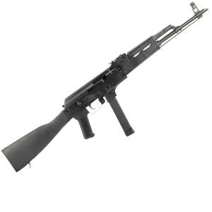Century Arms WASR-M 9mm Luger 17.5in Black Semi Automatic Modern Sporting Rifle - 33+1 Rounds