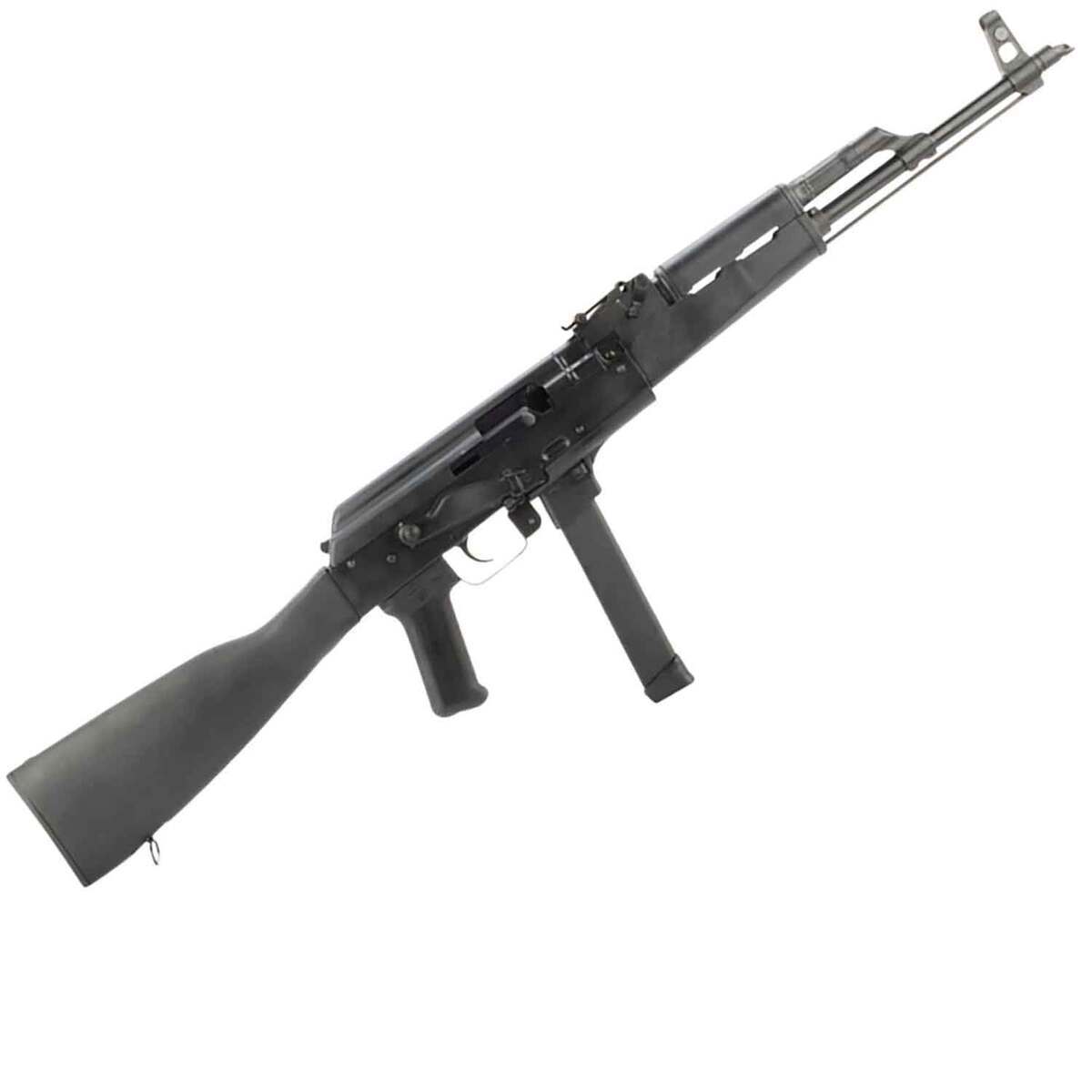 Century Arms WASR-M 9mm Luger 17.5in Black Semi Automatic Modern Sporting Rifle - 33+1 Rounds - Black Century Arms WASR-M 9mm Luger 17.5in Black Semi Automatic Modern Sporting Rifle - 33+1 Rounds - Black