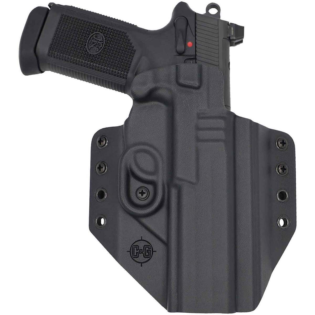 C&G Holsters FN FNX 45 Tactical Outside the Waistband Covert Kydex Right Hand Holster - Black C&G Holsters FN FNX 45 Tactical Outside the Waistband Covert Kydex Right Hand Holster - Black