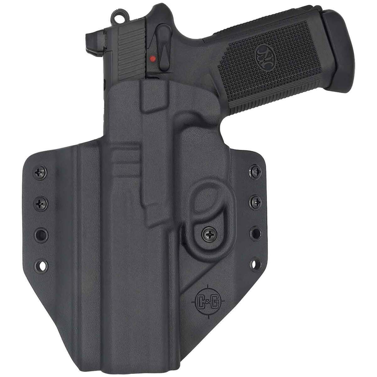C&G Holsters FN FNX 45 Tactical Outside the Waistband Covert Kydex Right Hand Holster - Black C&G Holsters FN FNX 45 Tactical Outside the Waistband Covert Kydex Right Hand Holster - Black