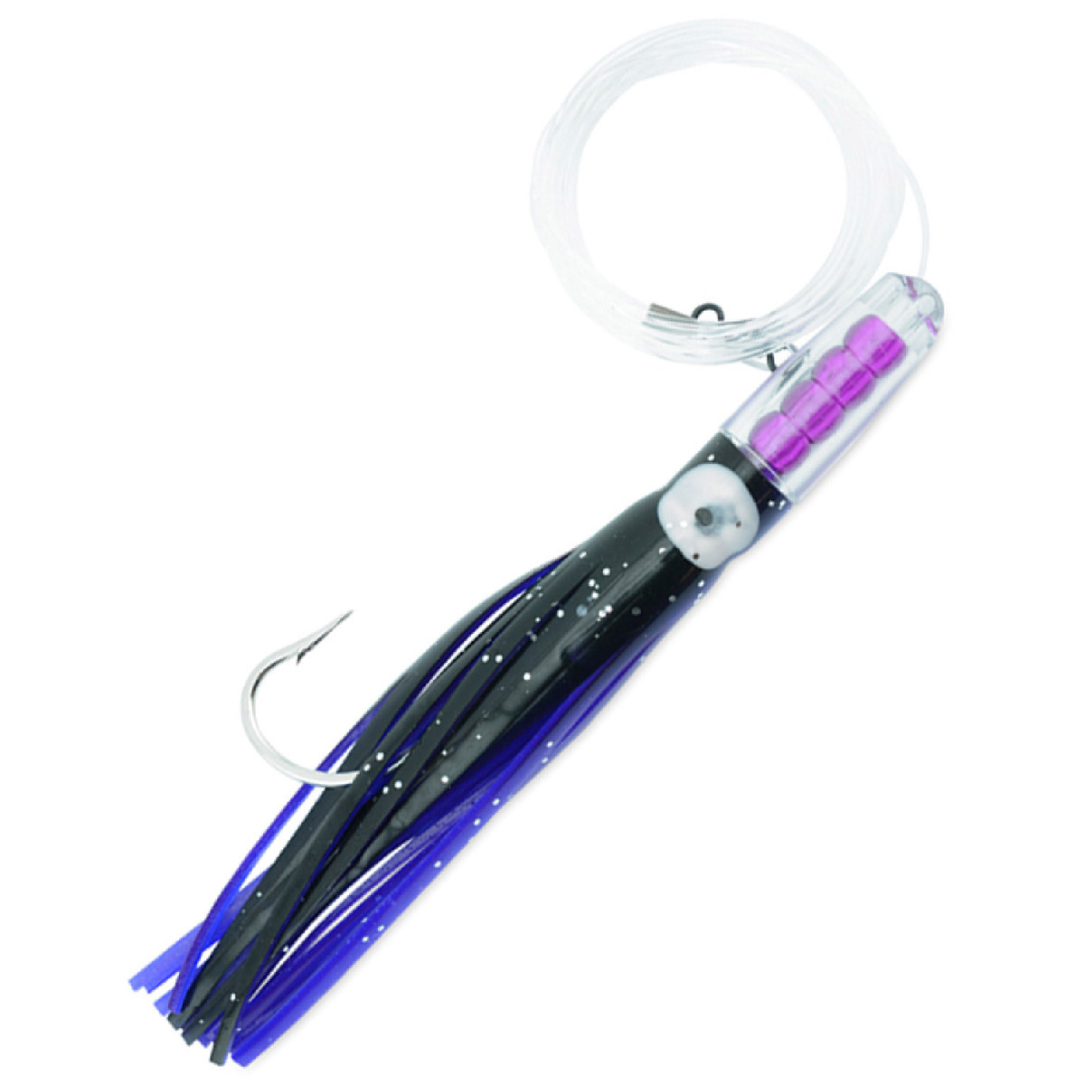 C&H Rattle Jet Saltwater Trolling Rig - Black/Purple, 6-3/4in ...