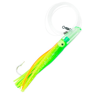 C&H Rattle Jet Saltwater Trolling Rig - Green/Chartreuse, 6-3/4in