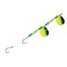 Challenger Lures Three D Worm Tandem Colorado Blades Harness - Nuclear Green Hologram - Nuclear Green Hologram