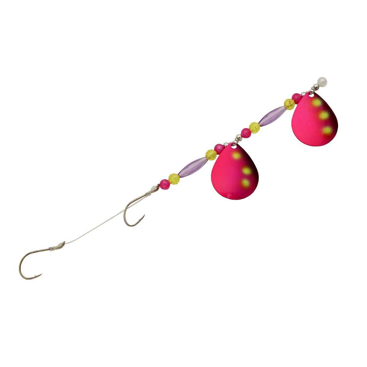 Challenger Lures Three D Worm Tandem Colorado Blades Harness - UV Blueberry - UV Blueberry Challenger Lures Three D Worm Tandem Colorado Blades Harness - UV Blueberry - UV Blueberry