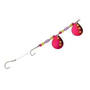 Challenger Lures Three D Worm Tandem Colorado Blades Harness - UV Blueberry