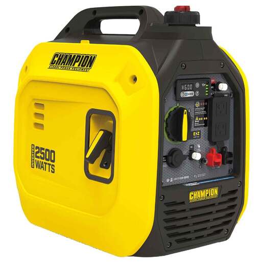 Champion 2500W Inverter Generator with CO Shield - Yellow - Champion