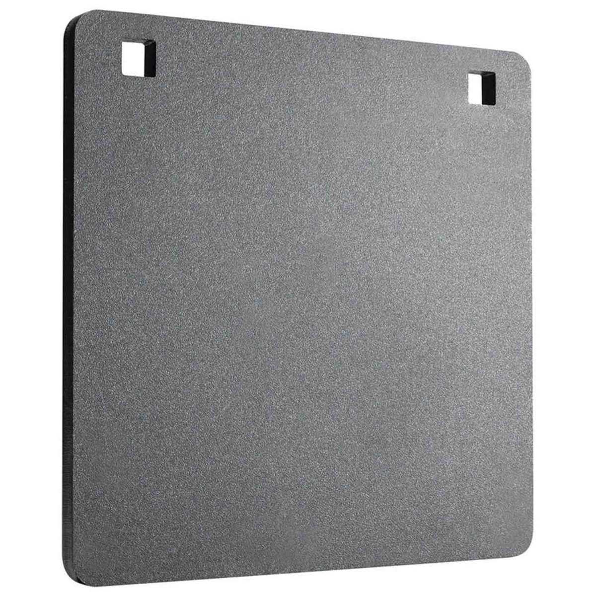Champion Center Mass AR500 1/4in Square 8in Target - Gray 8in Champion Center Mass AR500 1/4in Square 8in Target - Gray 8in