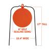Champion Centerfire Hanging Gong Metal Target - Orange/Black