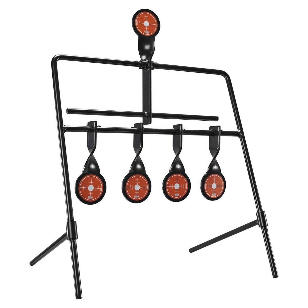 Champion Rimfire Metal Five Gong Resetting Spinner Target - Orange ...