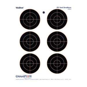 Champion VisiShot 3in Bullseye Targets - 10 Pack