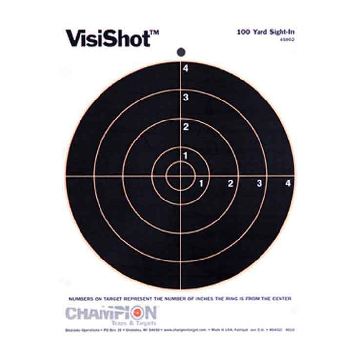 Target Bright Large Bullseye Target Action TGT Bright 6 Bullseye 100Pk PR-BE6-100 ...