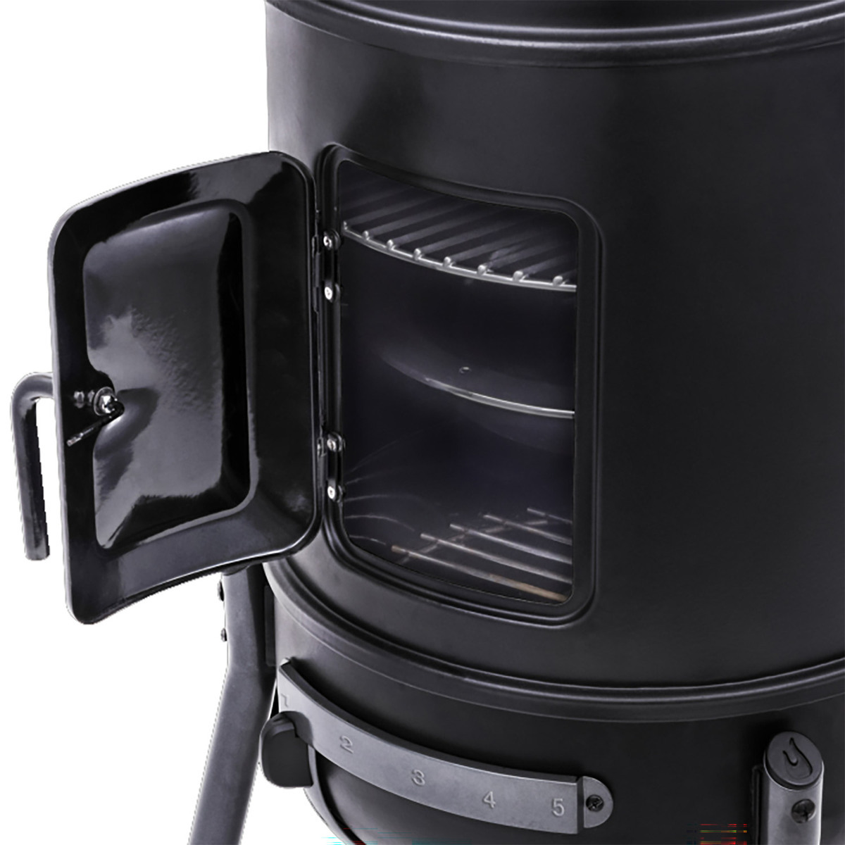 Char-Broil 16in Bullet Charcoal Smoker - Black - Black Char-Broil 16in Bullet Charcoal Smoker - Black - Black