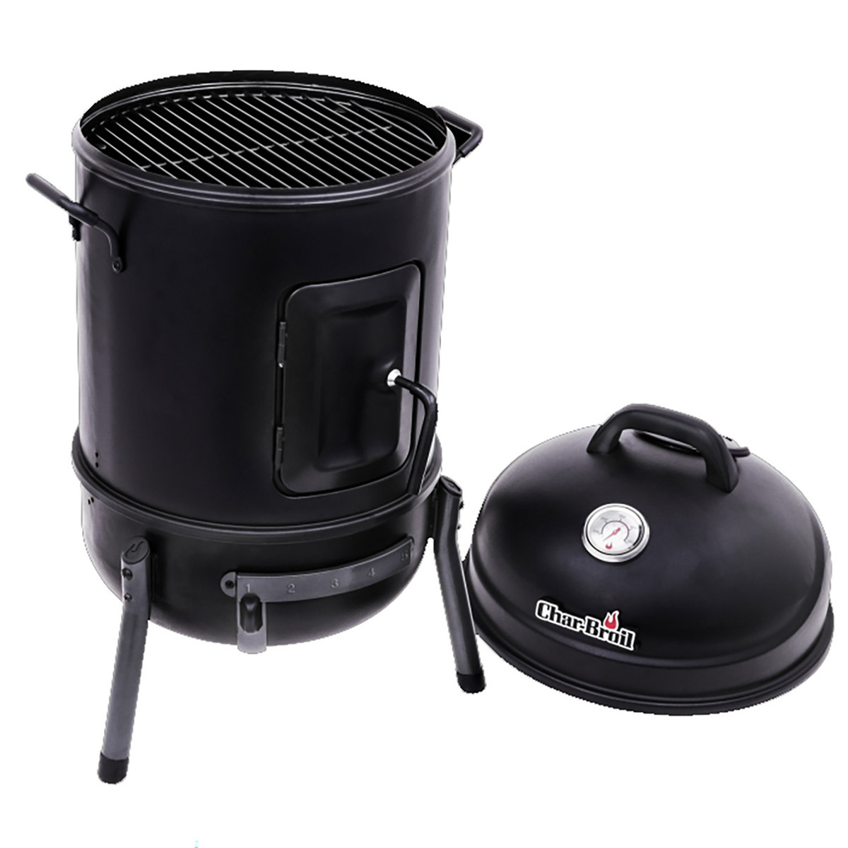 Char-Broil 16in Bullet Charcoal Smoker - Black - Black Char-Broil 16in Bullet Charcoal Smoker - Black - Black