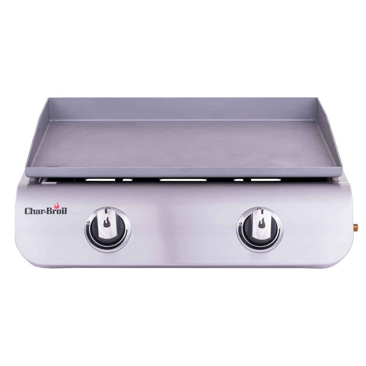 Char-Broil 2-Burner Tabletop Gas Griddle - Silver - Silver Char-Broil 2-Burner Tabletop Gas Griddle - Silver - Silver