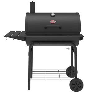 Char-Broil Pro Deluxe Barrel Charcoal Grill - Black