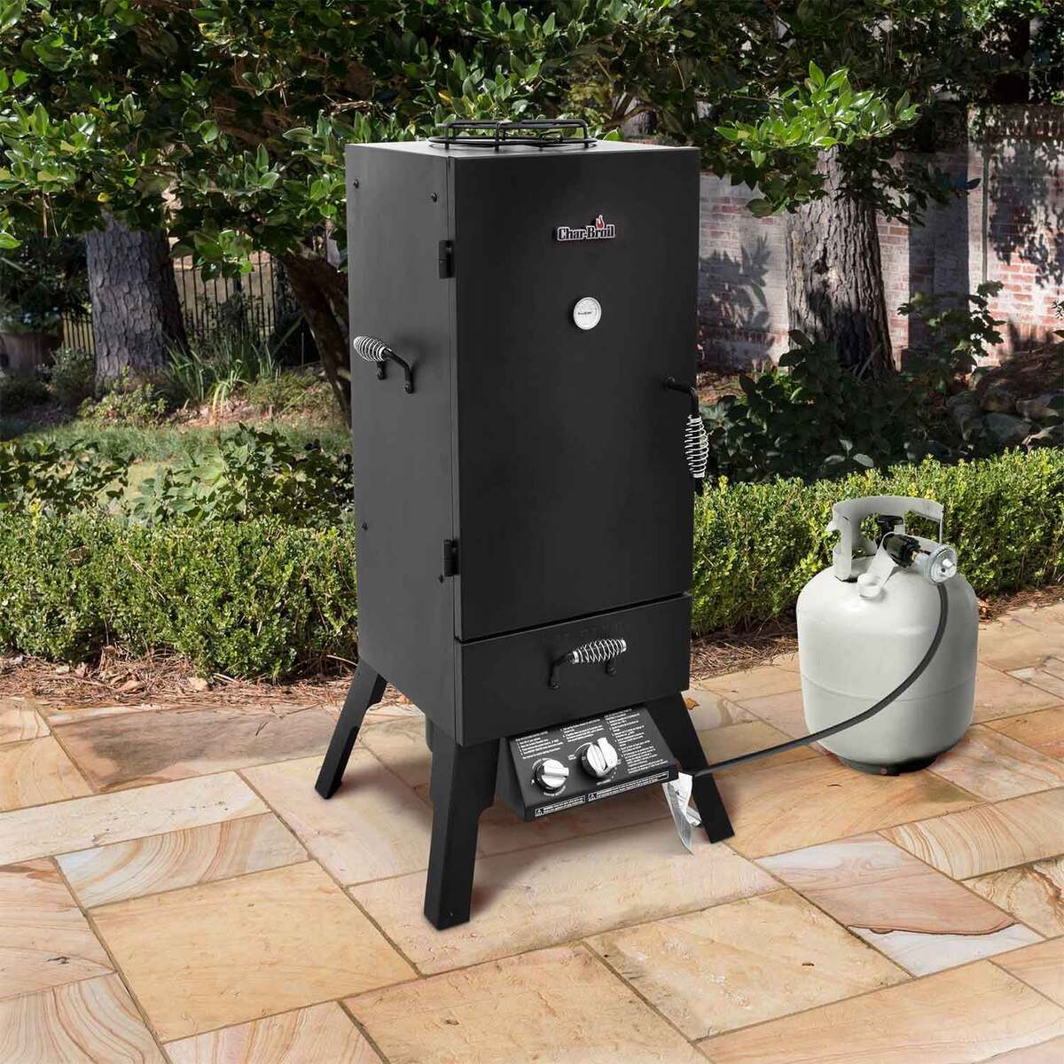 Char-Broil Vertical Gas Smoker - Black - Black Char-Broil Vertical Gas Smoker - Black - Black