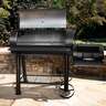 Char-Griller Competition Pro Offset Smoker Charcoal Grill - Black - Black