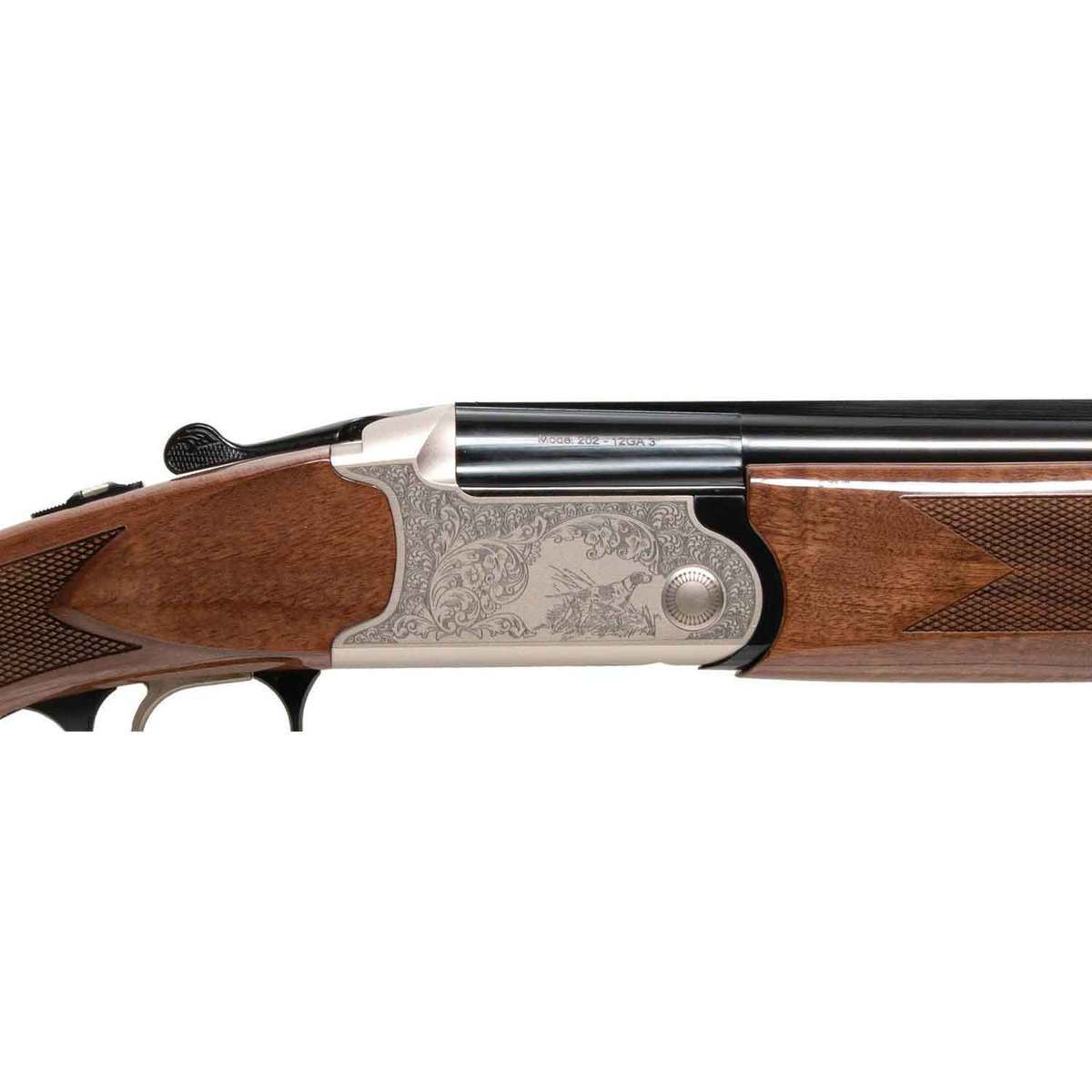 Charles Daly 202A Silver/Walnut 20ga 3in Over Under Shotgun - 26in - Oiled Walnut Charles Daly 202A Silver/Walnut 20ga 3in Over Under Shotgun - 26in - Oiled Walnut