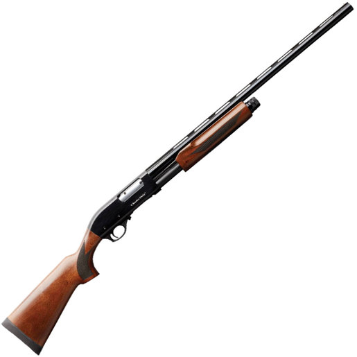 Charles Daly 301 12 Gauge 3in Black/Wood Pump Action Shotgun - 28in - Black