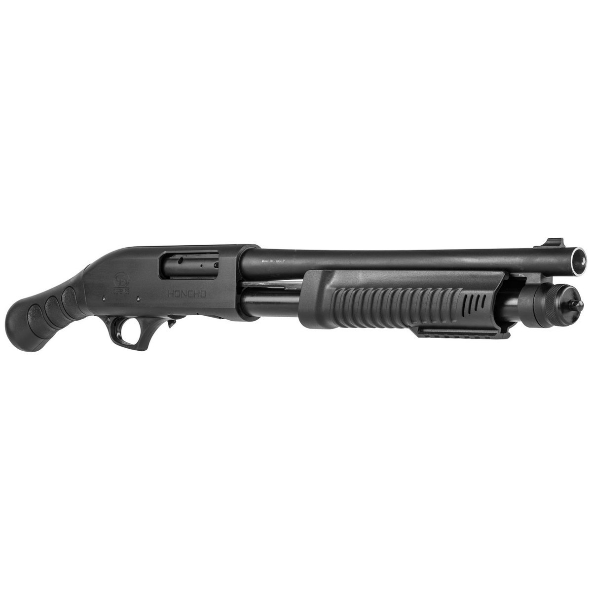 Charles Daly Honcho Tactical Bird's Head Grip Black 12 Gauge 3in Pump Action Firearm - 14in - Black Charles Daly Honcho Tactical Bird's Head Grip Black 12 Gauge 3in Pump Action Firearm - 14in - Black