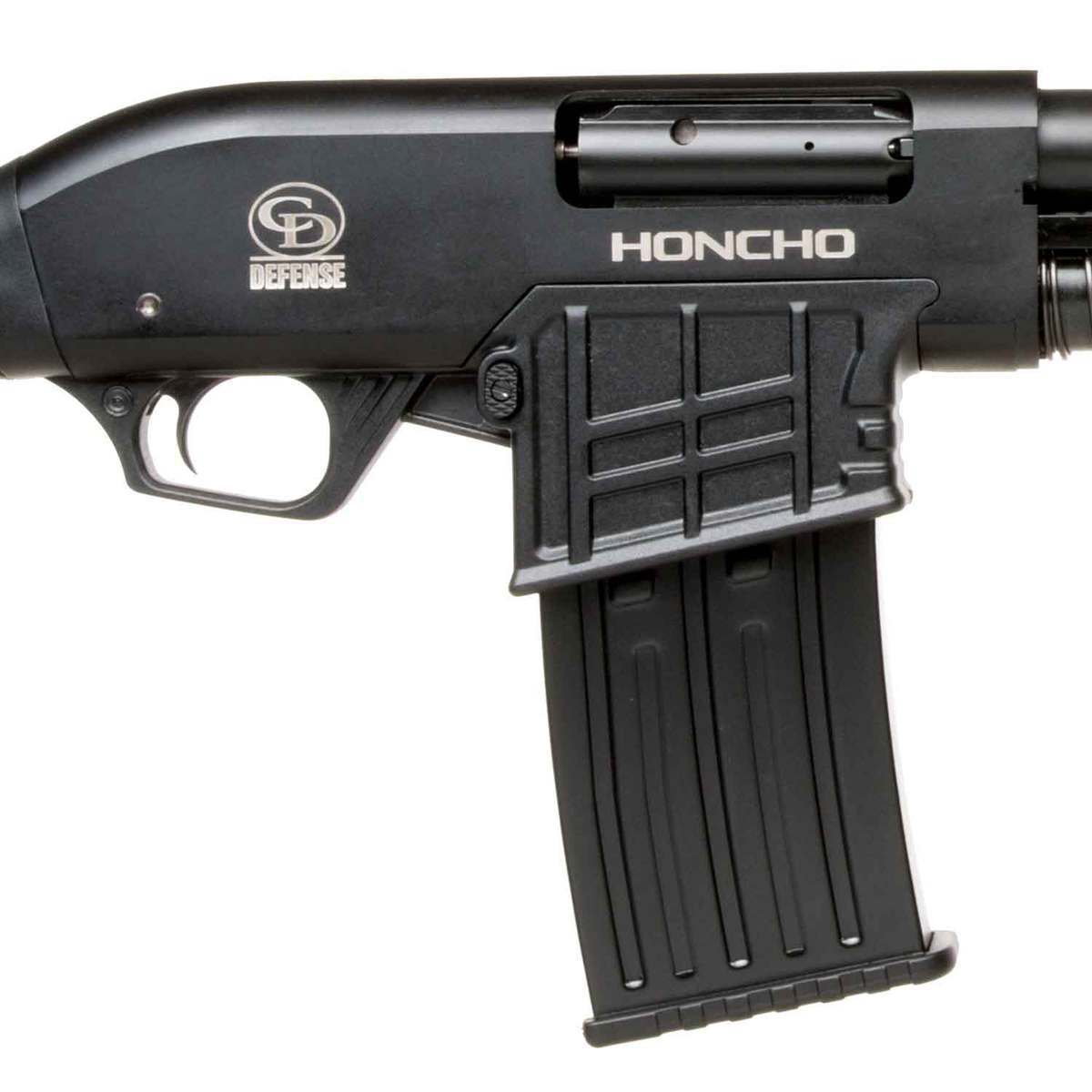 Charles Daly Honcho Tactical Pump-Action Mag-Fed With Spring Assist Bird's Head Grip 12 Gauge 3in Pump Action Firearm - 14in - Black Charles Daly Honcho Tactical Pump-Action Mag-Fed With Spring Assist Bird's Head Grip 12 Gauge 3in Pump Action Firearm - 14in - Black