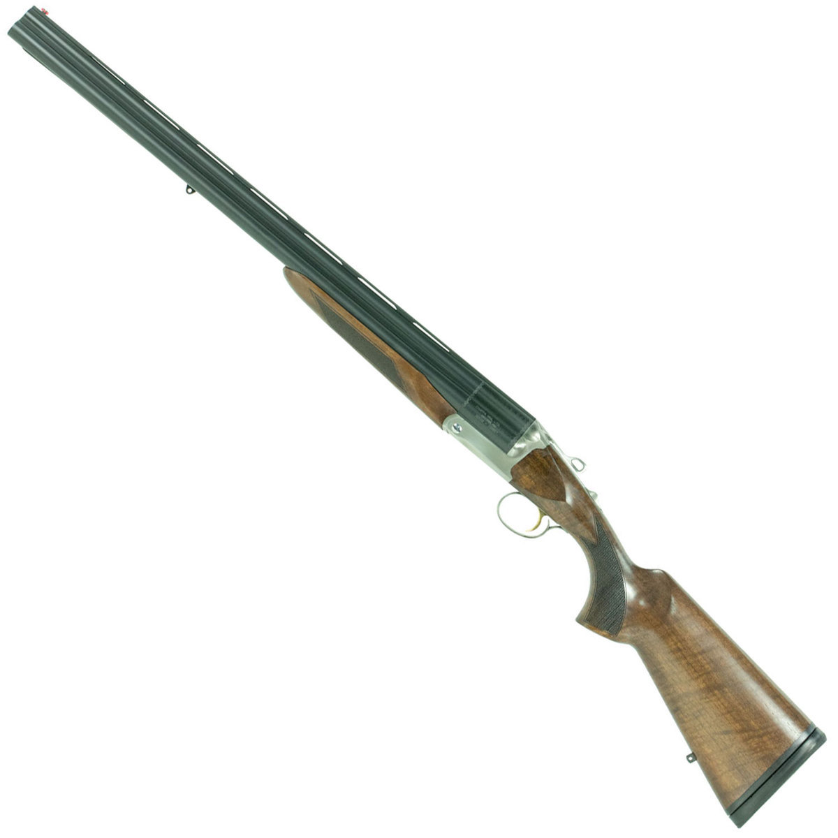 Charles Daly Triple Crown Silver/Walnut 20ga 3in Over/Under Shotgun - 26in - Black/Silver Charles Daly Triple Crown Silver/Walnut 20ga 3in Over/Under Shotgun - 26in - Black/Silver