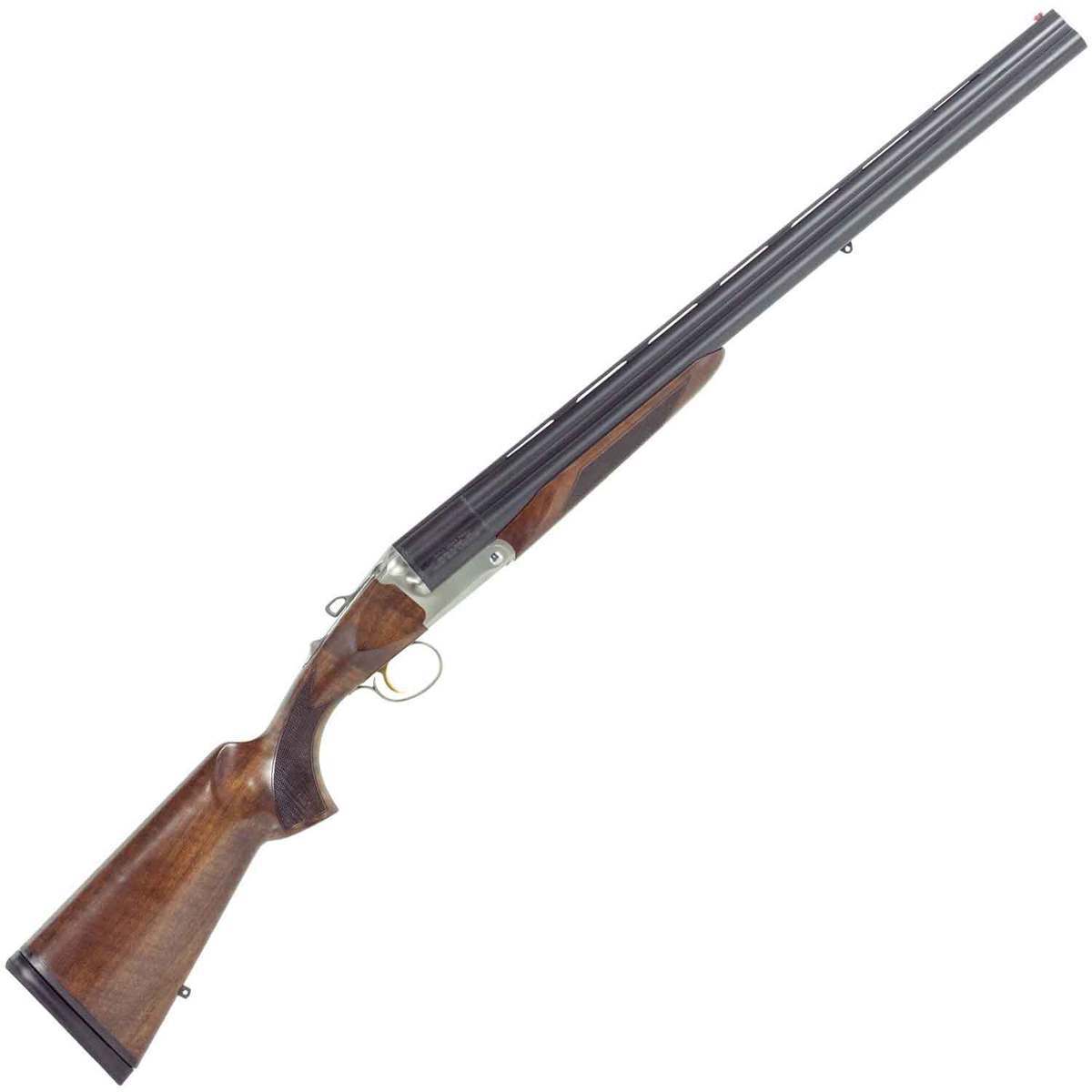 Charles Daly Triple Crown Silver/Walnut 20ga 3in Over/Under Shotgun - 26in - Black/Silver Charles Daly Triple Crown Silver/Walnut 20ga 3in Over/Under Shotgun - 26in - Black/Silver