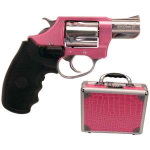 Charter Arms Chic Lady w/ Crimson Trace Laser Grips 38 Special 2in Stainless/Pink Anodize Revolver - 5 Rounds