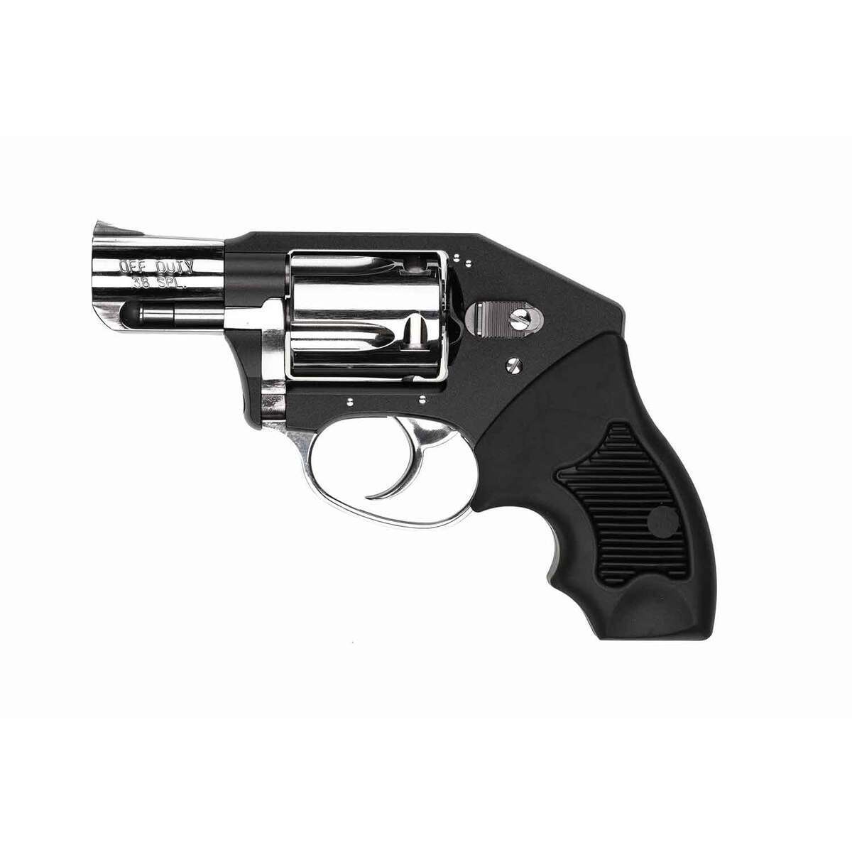 Charter Arms Off Duty 38 Special 2in Hi-Polished Black Revolver - 5 Round Charter Arms Off Duty 38 Special 2in Hi-Polished Black Revolver - 5 Round
