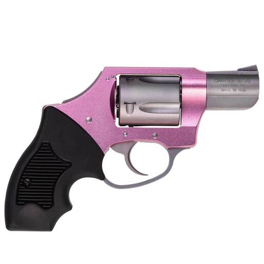 Charter Arms Pink Lady 38 Special 2in Matte Stainless/Pink Revolver – 5 Rounds – Subcompact