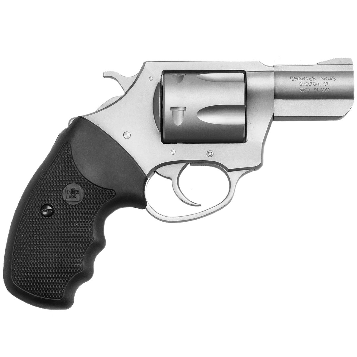 Charter Arms Pitbull 9mm Luger 2.2in Stainless Revolver - 5 Rounds - California Compliant Charter Arms Pitbull 9mm Luger 2.2in Stainless Revolver - 5 Rounds - California Compliant