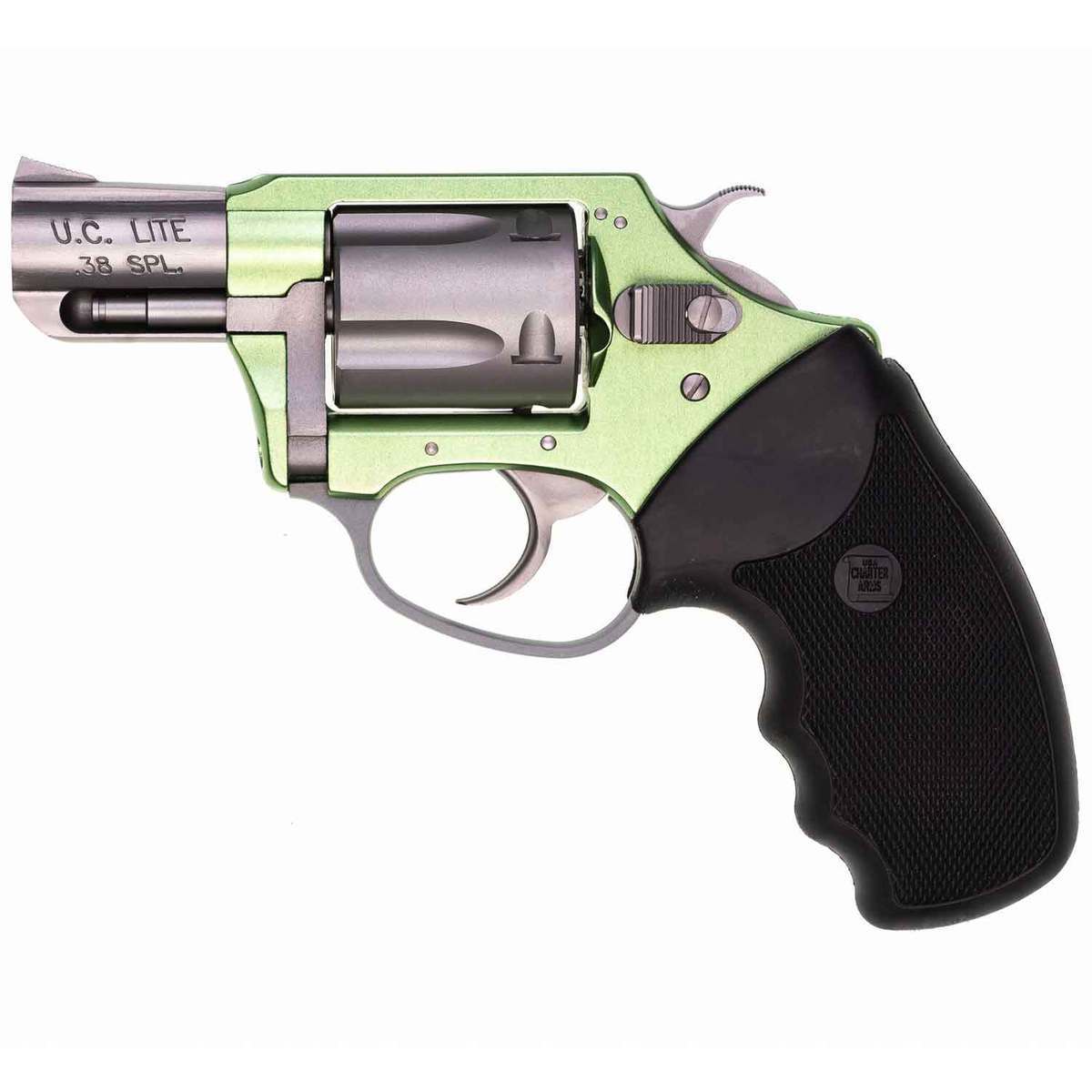 Charter Arms Shamrock 38 Special 2in Green/Stainless Revolver - 5 Rounds Charter Arms Shamrock 38 Special 2in Green/Stainless Revolver - 5 Rounds