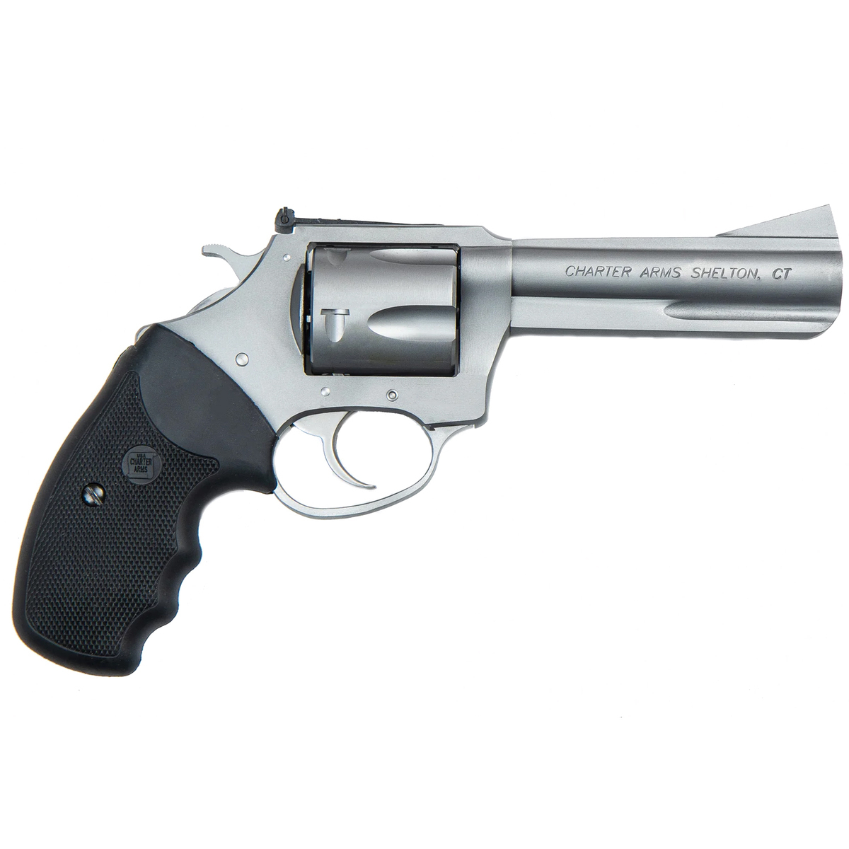 Charter Arms Target Bulldog 44 Special 4.2in Stainless Revolver - 5 Rounds Charter Arms Target Bulldog 44 Special 4.2in Stainless Revolver - 5 Rounds
