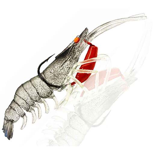 Chasebaits Flick Prawn JNR Soft Shrimp Bait – Crystal Prawn