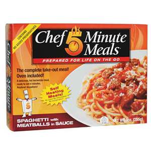 Chef 5 Minute Meals Spaghetti with Meatballs in Sauce