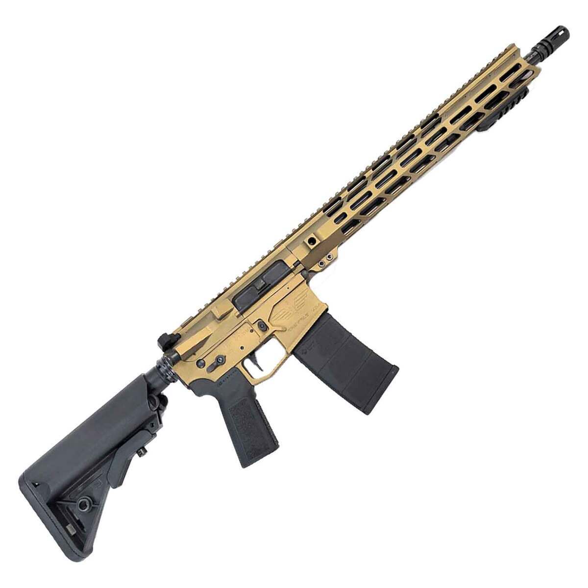 CheyTac CT15 5.56mm NATO 16in Burnt Bronze Cerakote Semi Automatic Modern Sporting Rifle - 30+1 Rounds - Brown CheyTac CT15 5.56mm NATO 16in Burnt Bronze Cerakote Semi Automatic Modern Sporting Rifle - 30+1 Rounds - Brown
