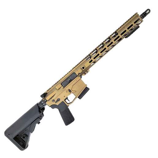 CheyTac CT15 5.56mm NATO 16in Burnt Bronze Cerakote Semi Automatic Modern Sporting Rifle - 10+1 Rounds - Brown - Cheytac