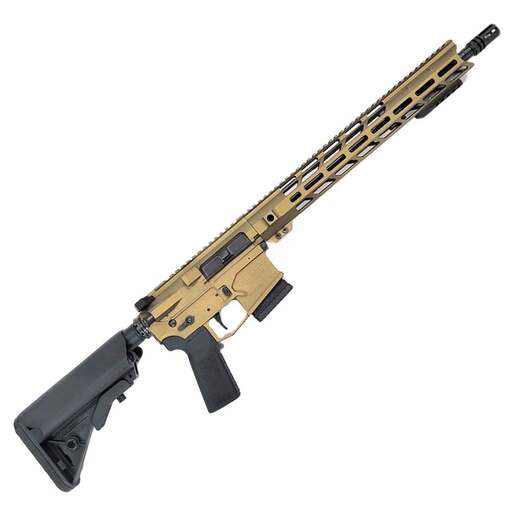 CheyTac CT15 CO/WA Compliant 5.56mm NATO 16in Burnt Bronze Cerakote Semi Automatic Modern Sporting Rifle - 10+1 Rounds - Brown - Cheytac