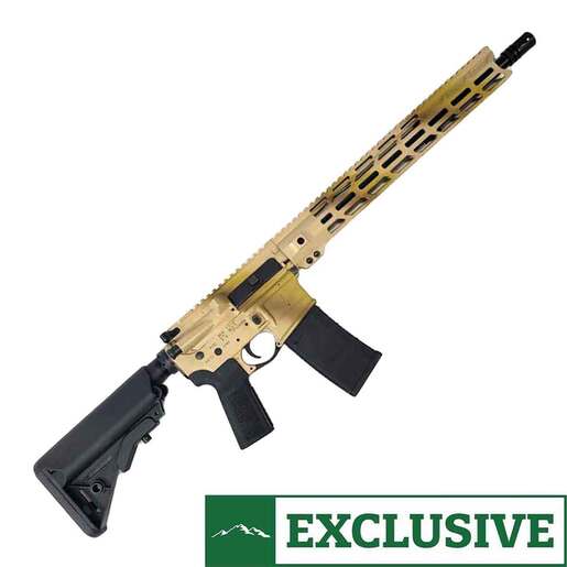 CheyTac Freedom Forged CT15F 5.56mm NATO 16in Shooter Camo Phosphate Semi Automatic Modern Sporting Rifle - 30+1 Rounds - Camo - Cheytac