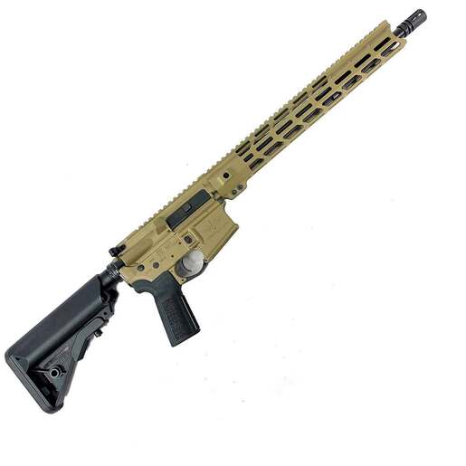 CheyTac Freedom Forged CT15F 5.56mm NATO 16in Flat Dark Earth Cerakote Semi Automatic Modern Sporting Rifle - 30+1 Rounds - Tan image