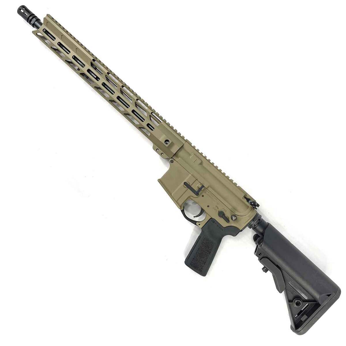 CheyTac Freedom Forged CT15F 5.56mm NATO 16in Flat Dark Earth Cerakote Semi Automatic Modern Sporting Rifle - 30+1 Rounds - Tan CheyTac Freedom Forged CT15F 5.56mm NATO 16in Flat Dark Earth Cerakote Semi Automatic Modern Sporting Rifle - 30+1 Rounds - Tan