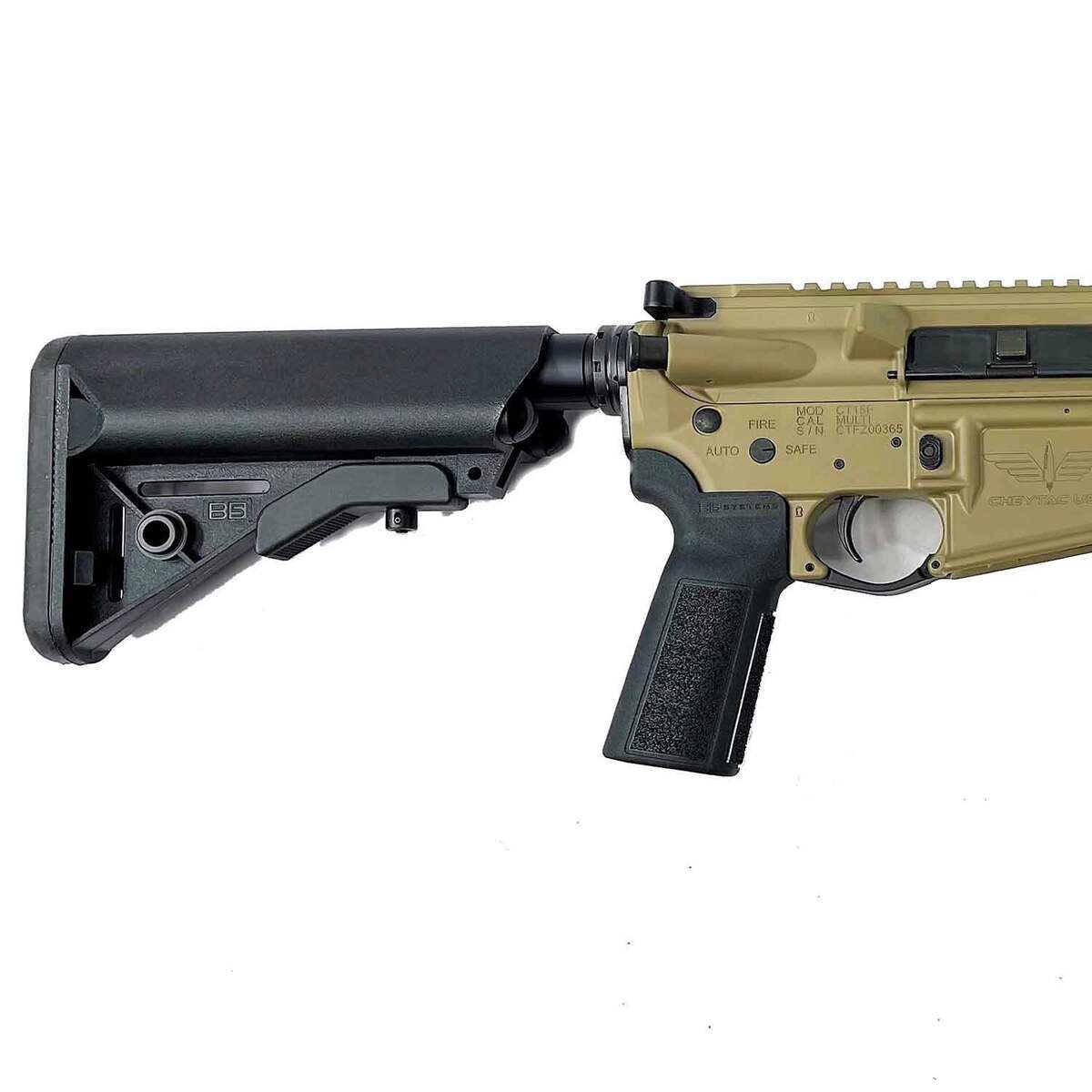 CheyTac Freedom Forged CT15F 5.56mm NATO 16in Flat Dark Earth Cerakote Semi Automatic Modern Sporting Rifle - 10+1 Rounds - Tan CheyTac Freedom Forged CT15F 5.56mm NATO 16in Flat Dark Earth Cerakote Semi Automatic Modern Sporting Rifle - 10+1 Rounds - Tan